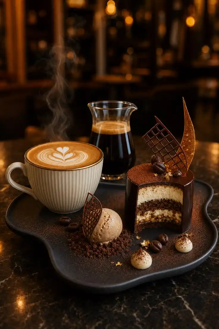 Coffee and dessert